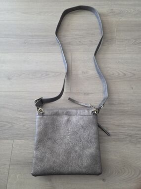 Joy Susan Silver Crossbody Bag